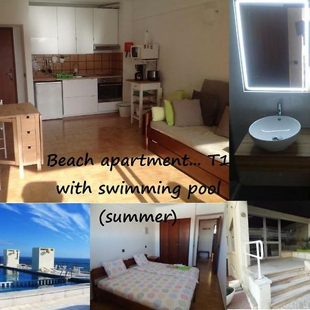 Beach Apartment... T1 With Swimming Pool Costa de Caparica Eksteriør billede